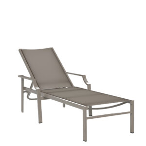 Fiore Stackable Chaise Lounge With Arms - Janus Et Cie