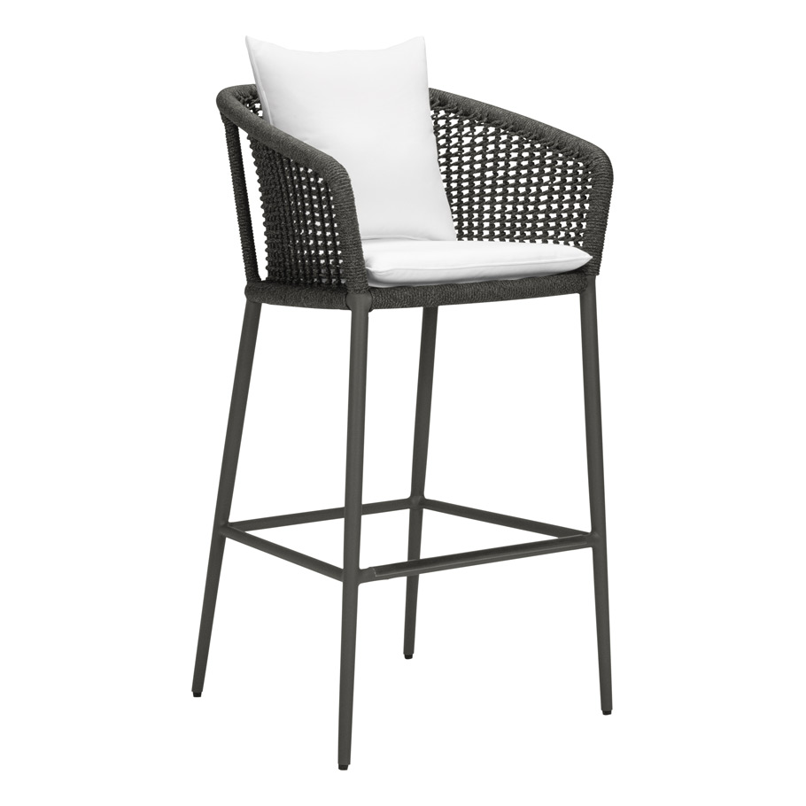 KNOT BARSTOOL WITH ARMS - JANUS et Cie