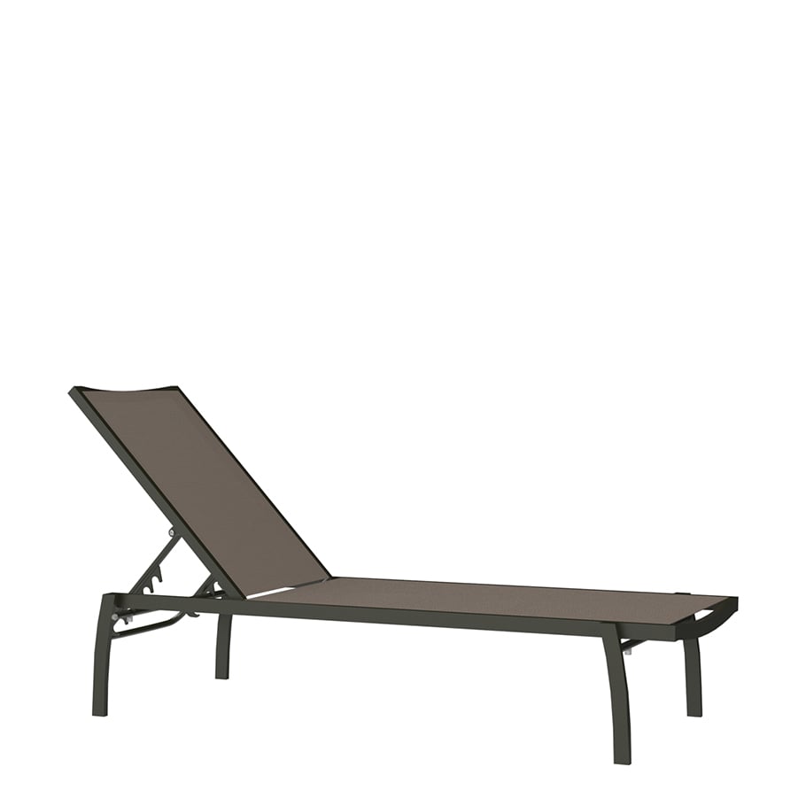 KOKO II STACKABLE MESH CHAISE LOUNGE WIDE - JANUS et Cie