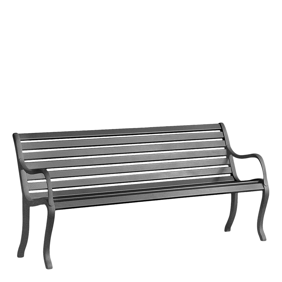 metal bench arms